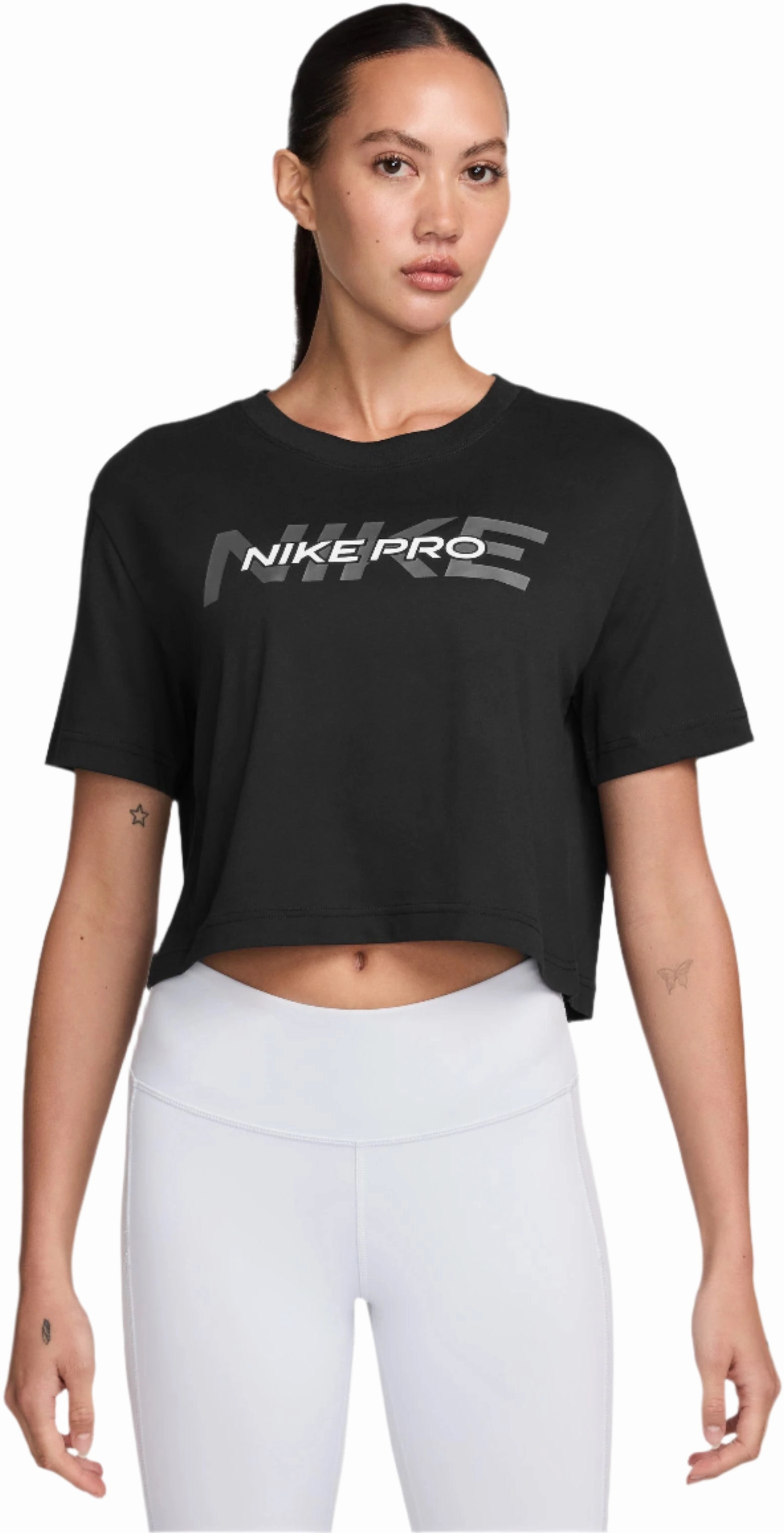 Wardrobe update Pro Women's Short-Sleeve Cropped T-Shirt Edgy