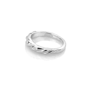 Hot Diamonds Twist Sterling Silver Ring