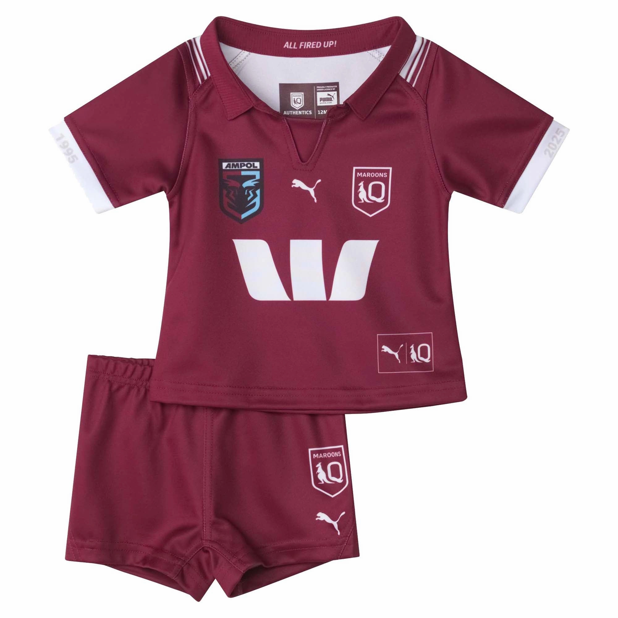 Infant's State Of Origin Queensland Maroons 2025 Replica Home Set Timeless style Value-driven