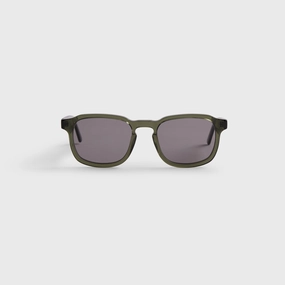 Integrated Kith Napeague Sunglasses - Green Crystal / Grey Tasteful