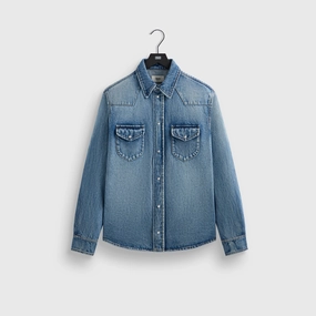 Intense Kith Webster Denim Shirt - Medium Indigo Sophisticated
