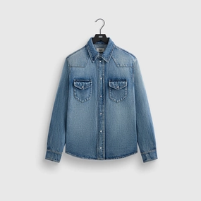 Intense Kith Webster Denim Shirt - Medium Indigo Sophisticated
