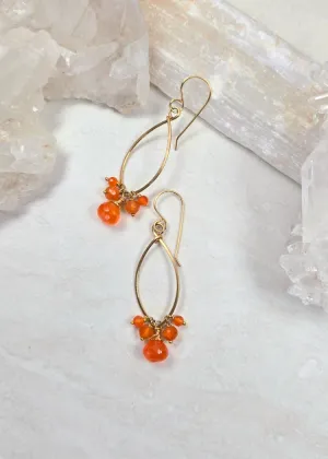 James   Jezebelle | Carnelian Hoops
