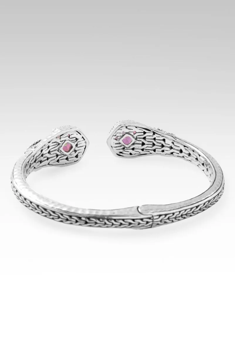 JANYL'S PICK Heavenly Devotion Tip-to-Tip Bracelet? in Ultra Berry? Mystic Quartz & Black Spinel