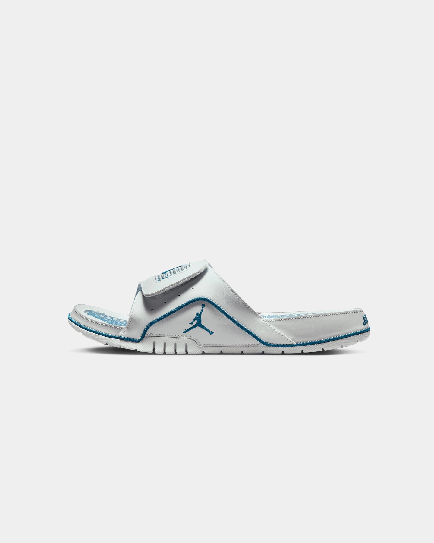 Jordan Hydro 4 Retro "MILITARY BLUE" Slides Off White/Indus