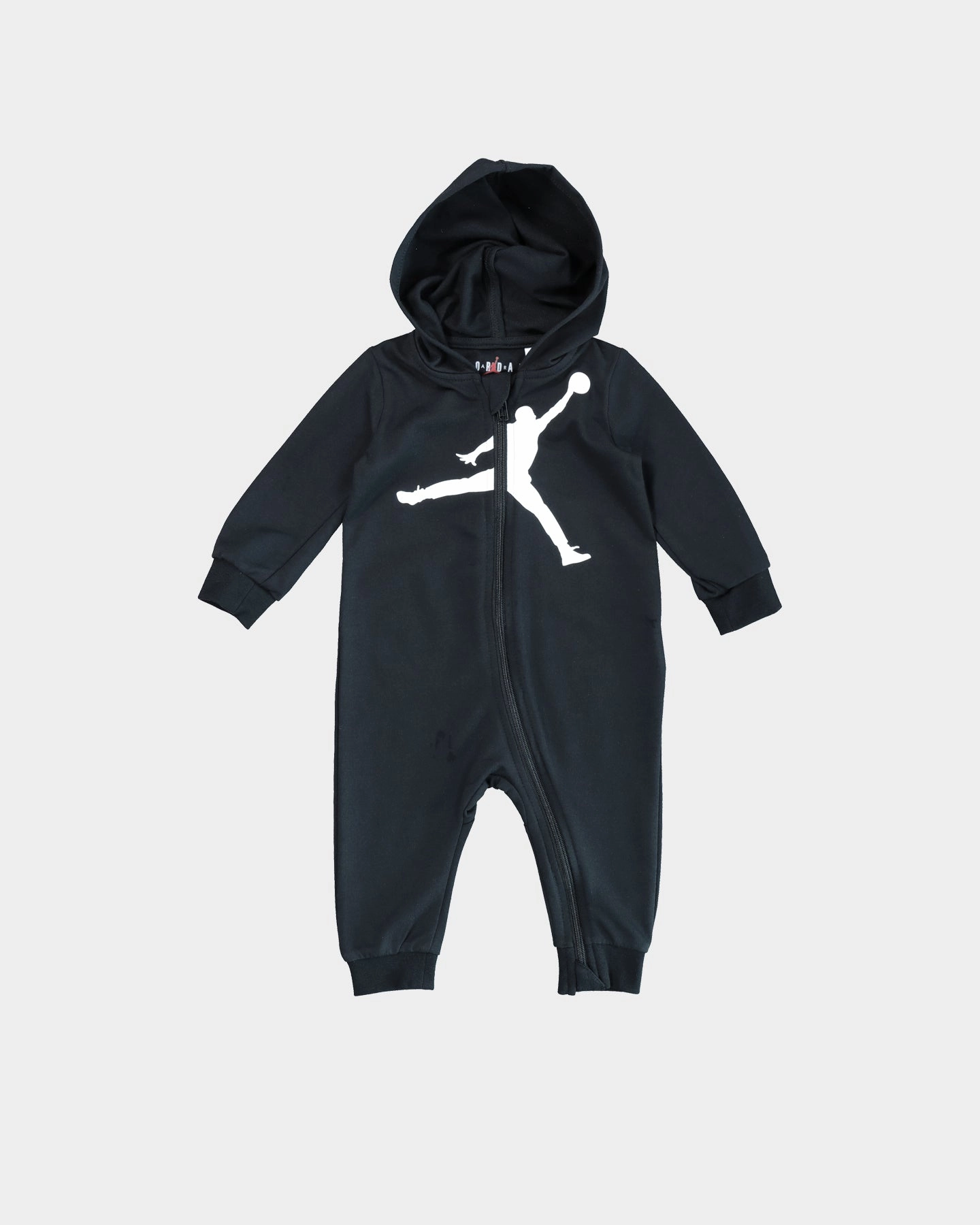 Jordan Infant Jumpman HBR Hooded Onesie Black