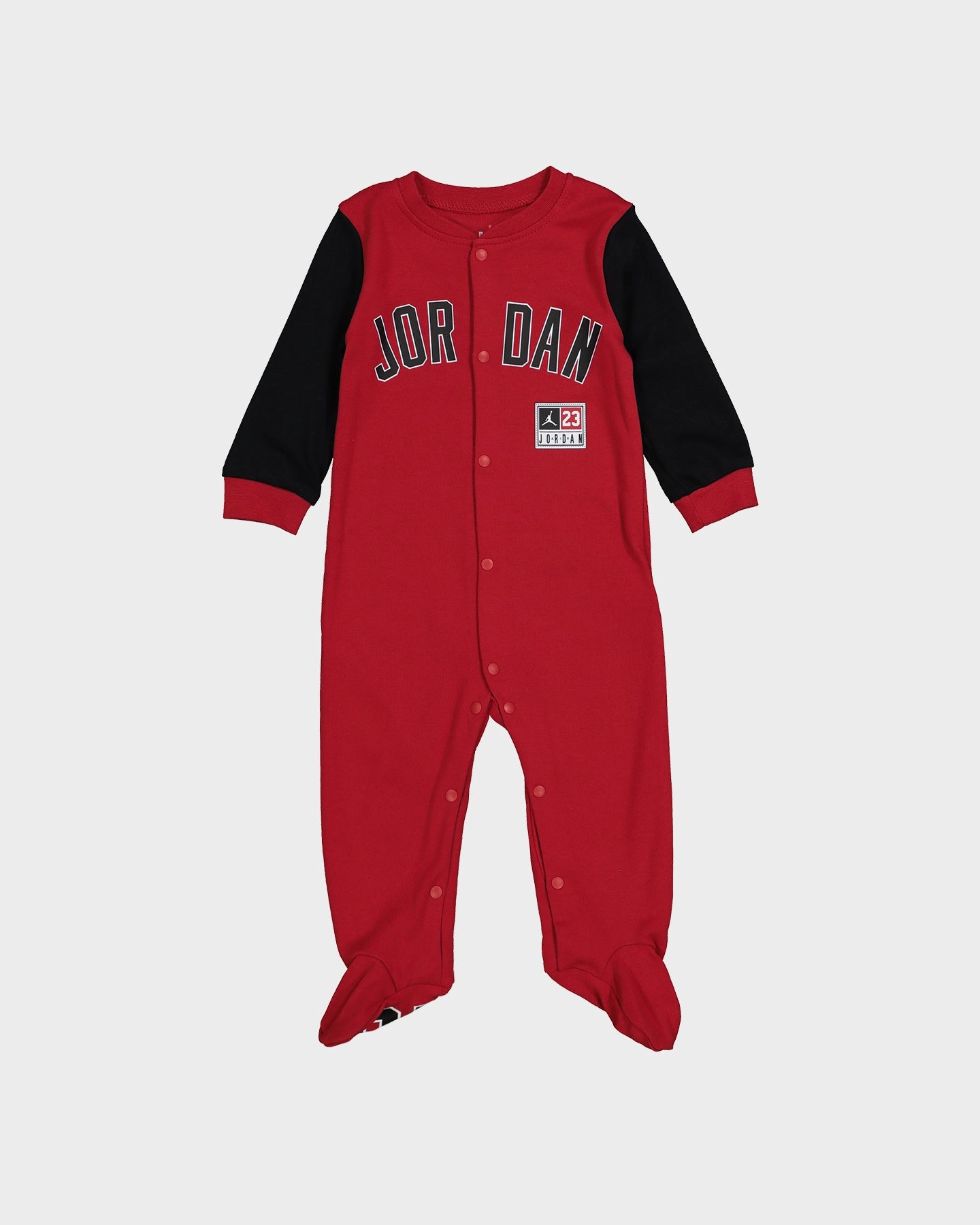 Jordan Infants' Jordan Footed Coverall Gym Red