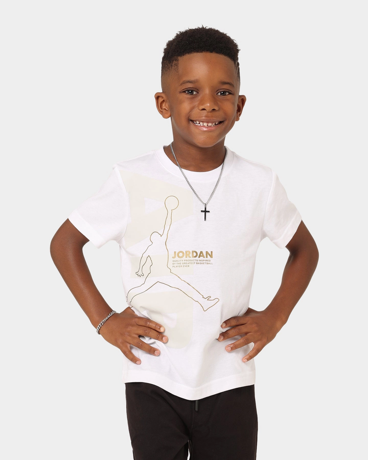 Jordan Kids' Air Flight 23 T-Shirt White