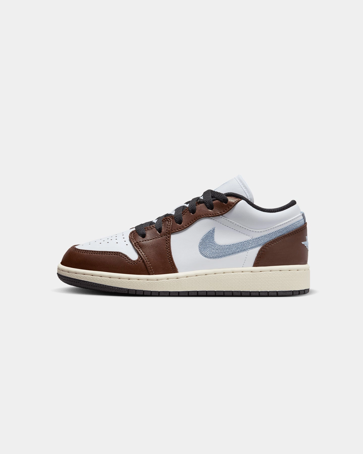 Jordan Kids' Air Jordan 1 Low SE (GS) White/Blue Grey