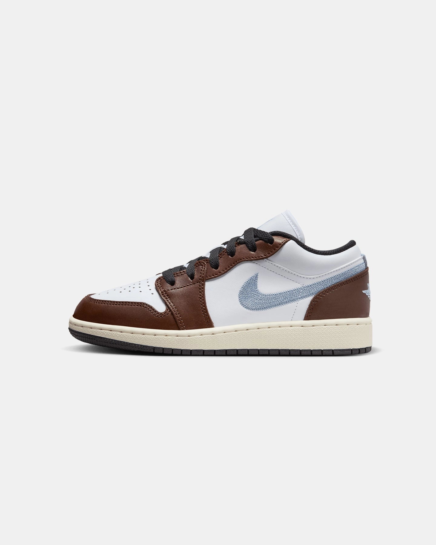 Jordan Kids' Air Jordan 1 Low SE (GS) White/Blue Grey
