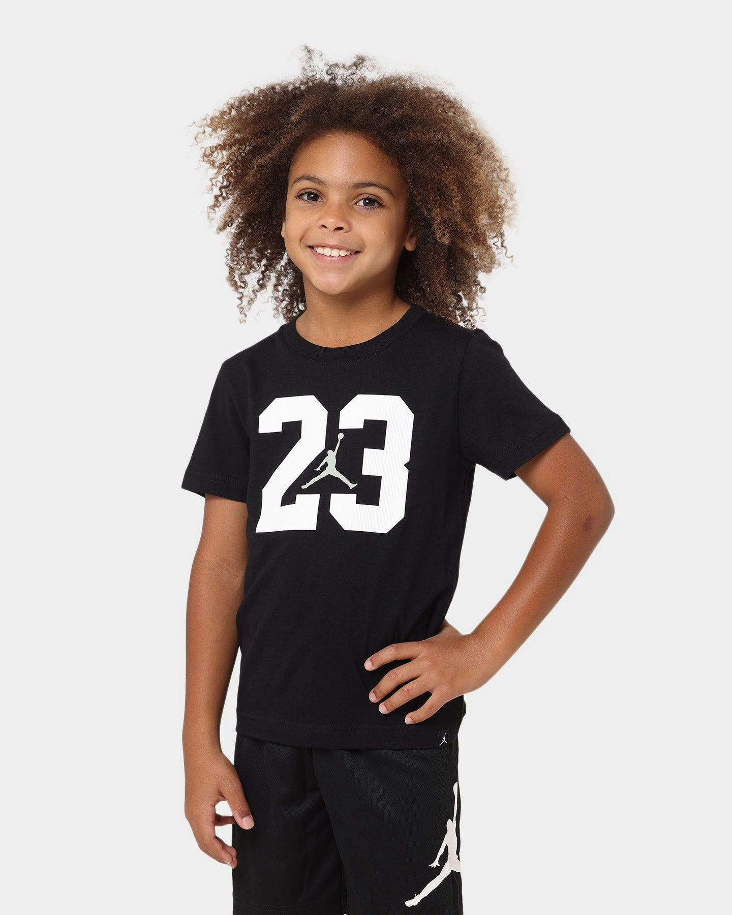 Jordan Kids' Jordan Sportswear Iconic 23 Logo T-Shirt Black/White
