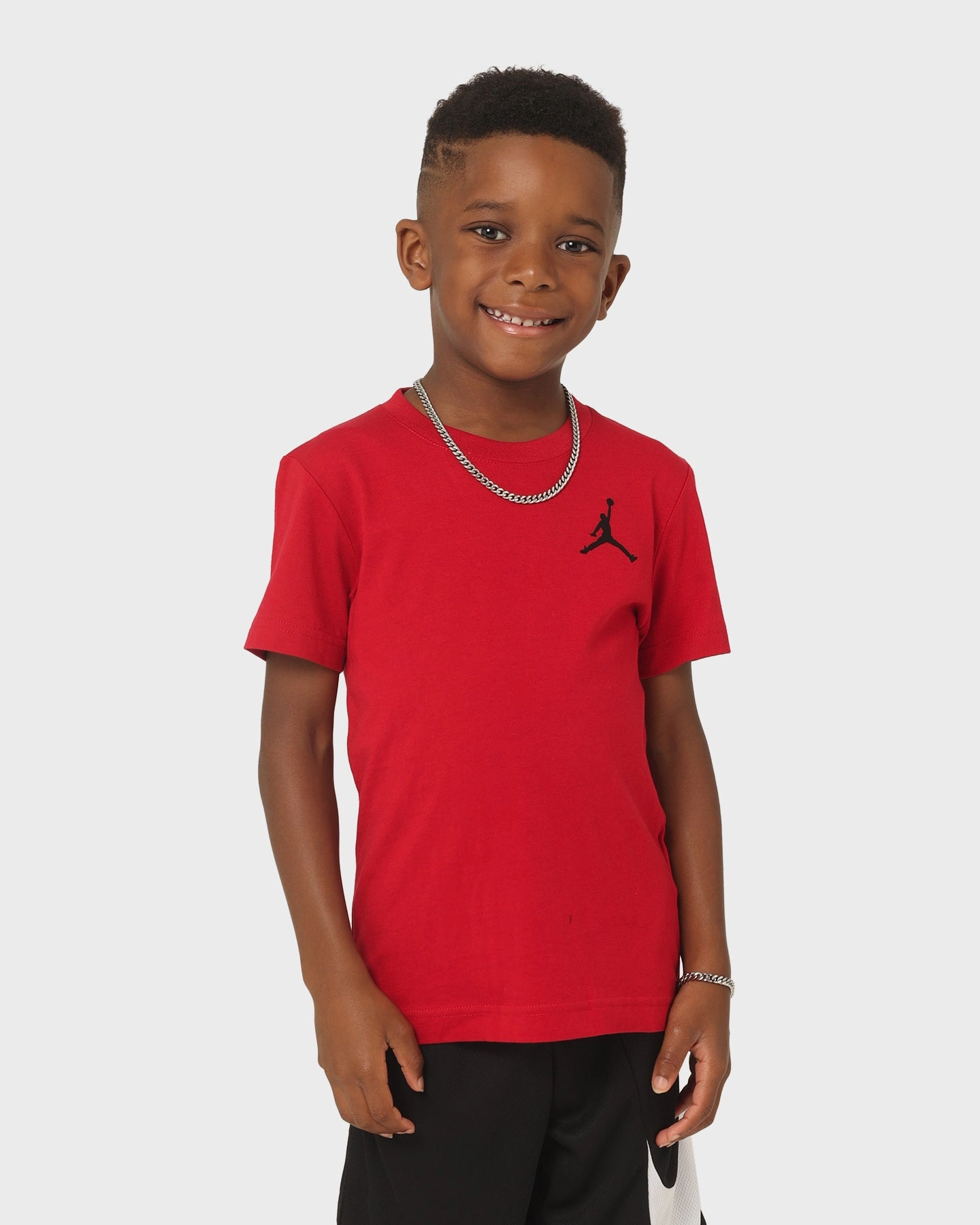 Jordan Kids' Jumpman Air Embroidery T-Shirt Gym Red