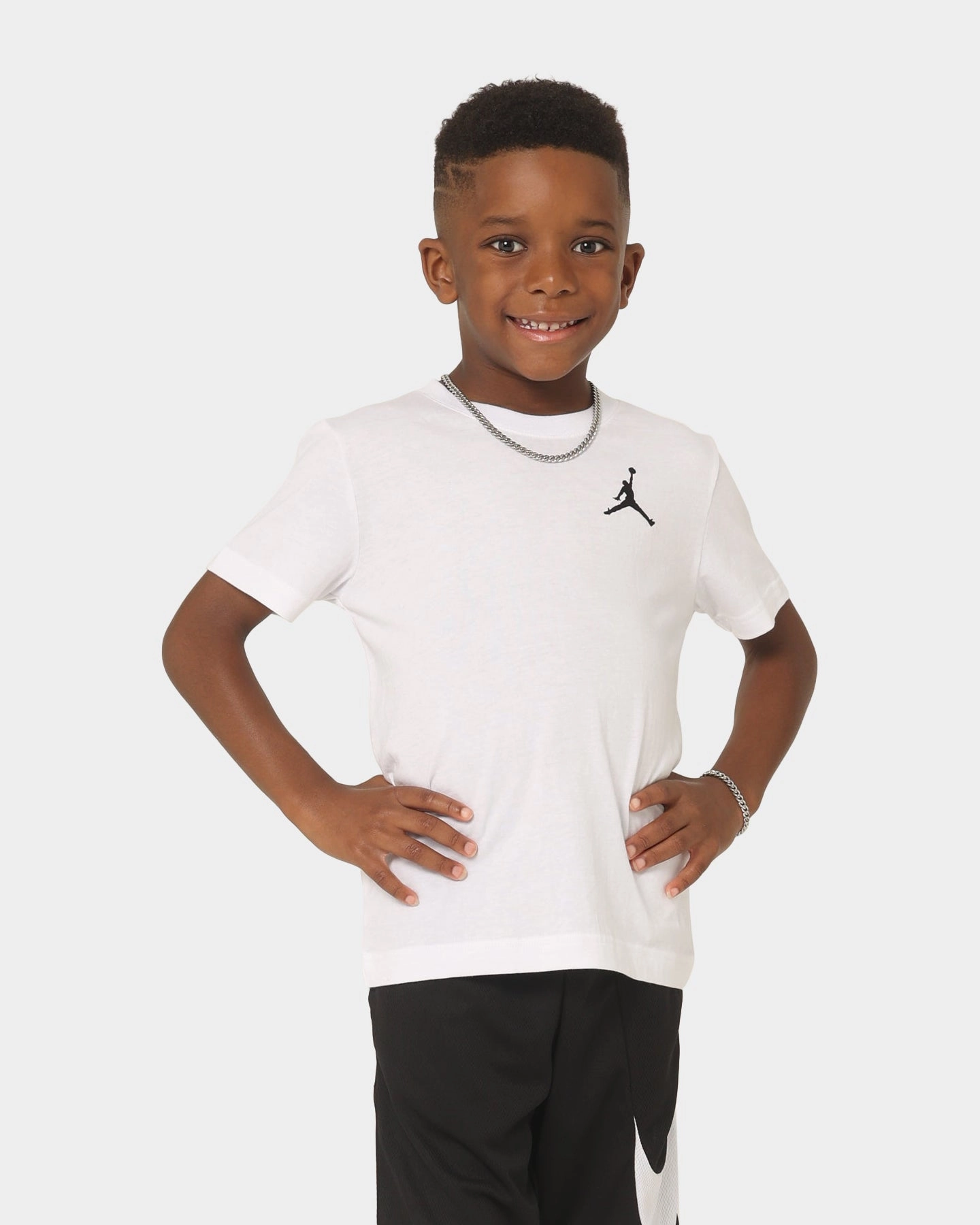 Jordan Kids' Jumpman Air Embroidery T-Shirt White