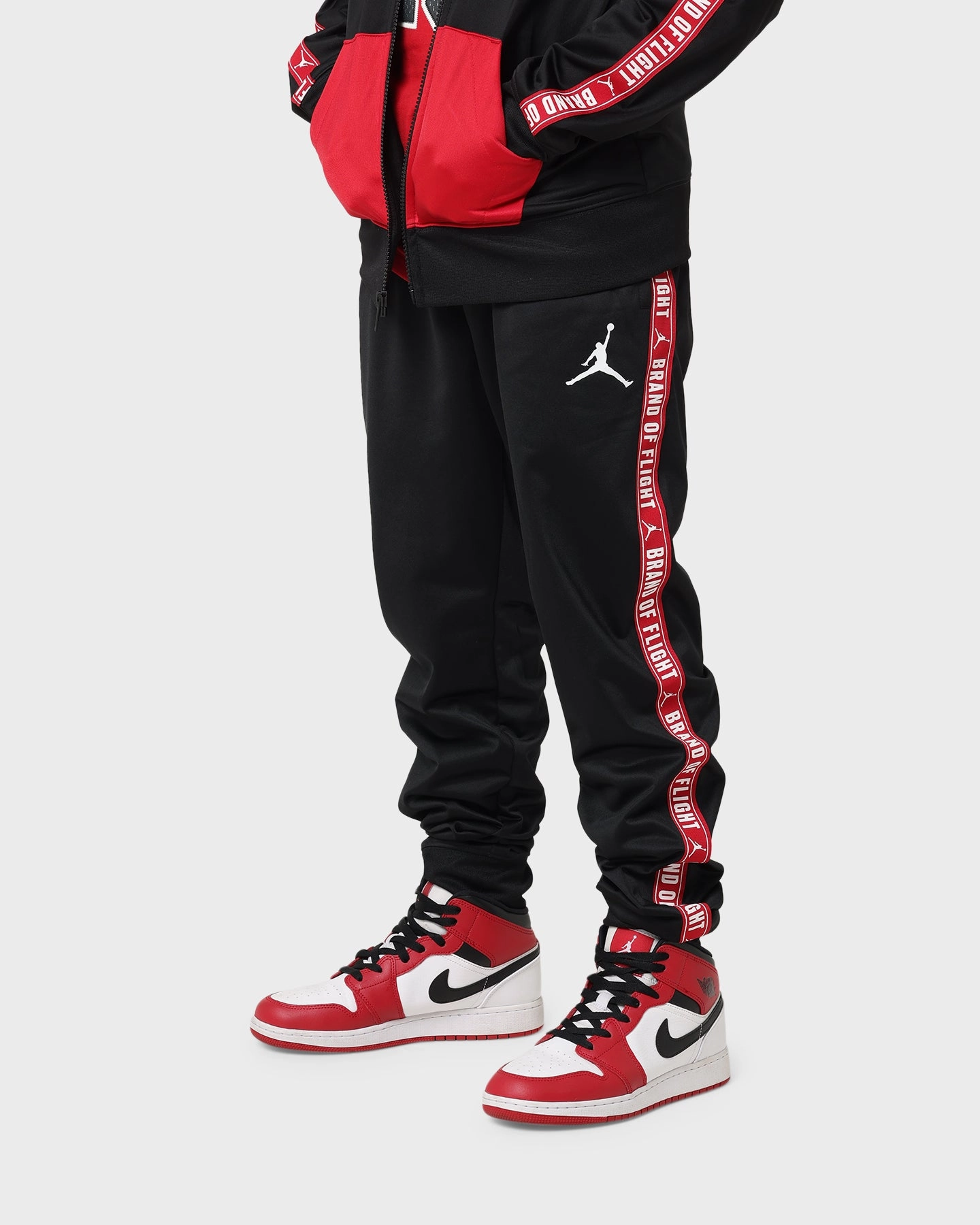 Jordan Kids' Jumpman Track Pants Black/Gym Red