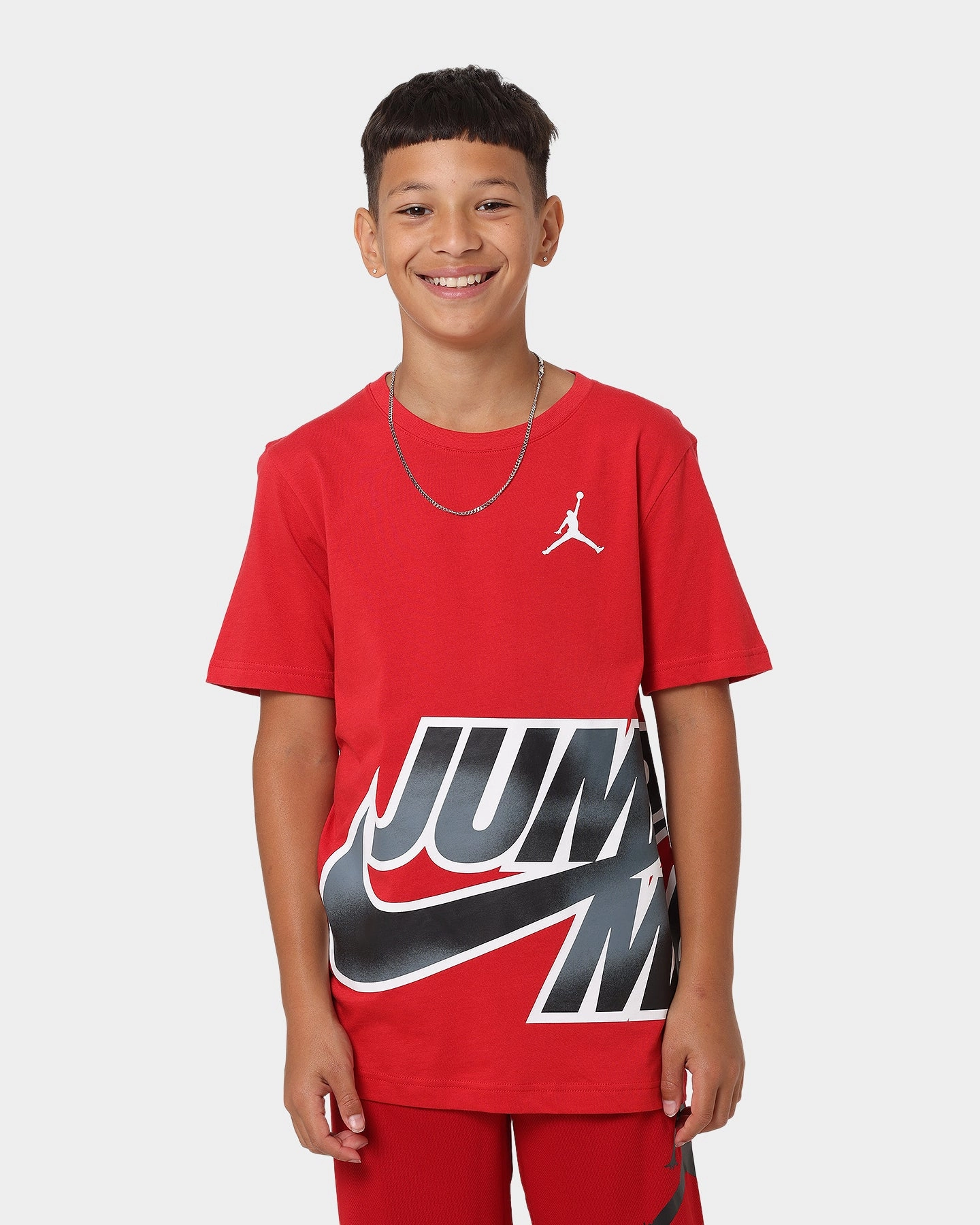 Jordan Kids' Jumpman Wrap Graphic T-Shirt Fire Red
