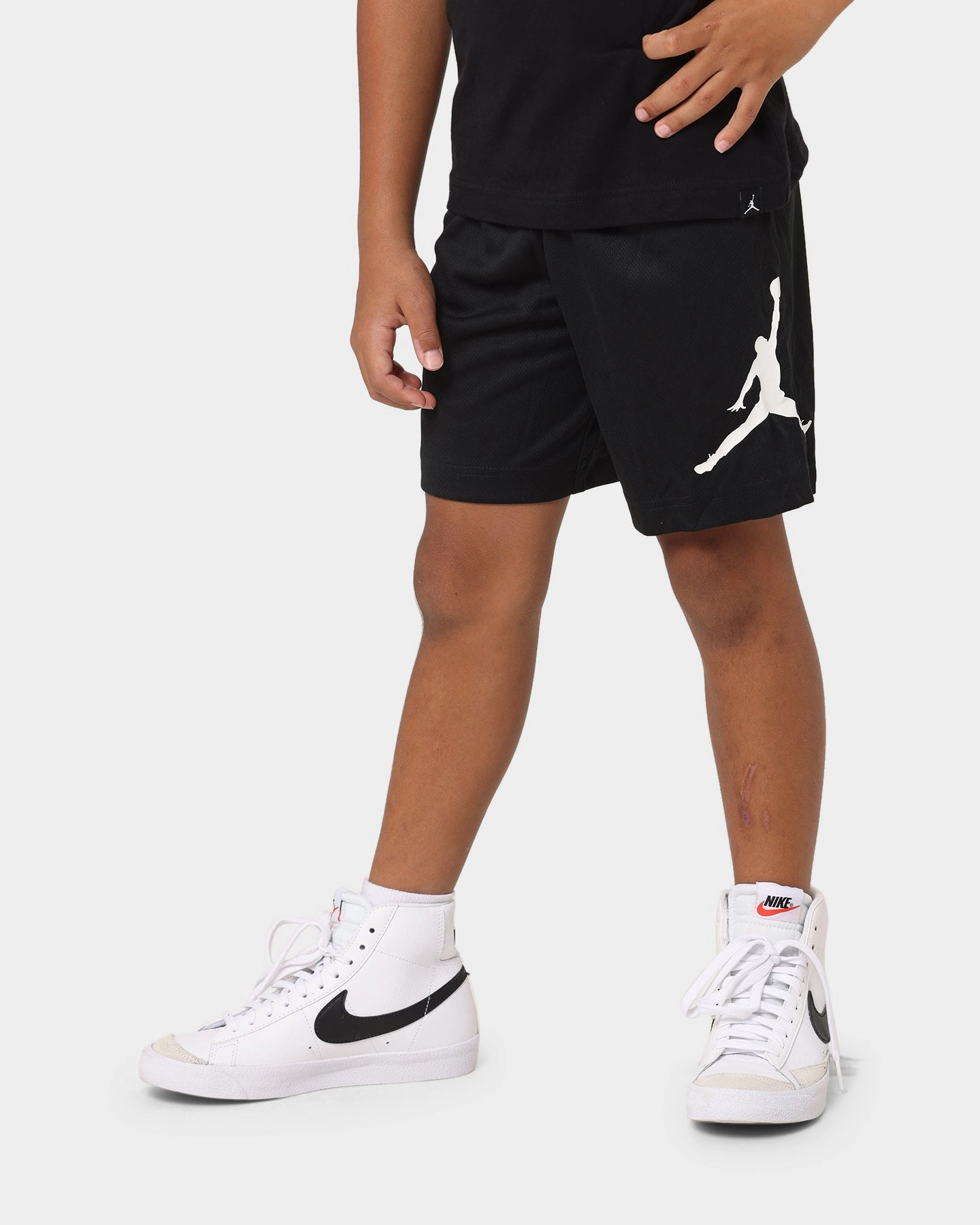 Jordan Kids' Jumpman Wrap Mesh Shorts Black