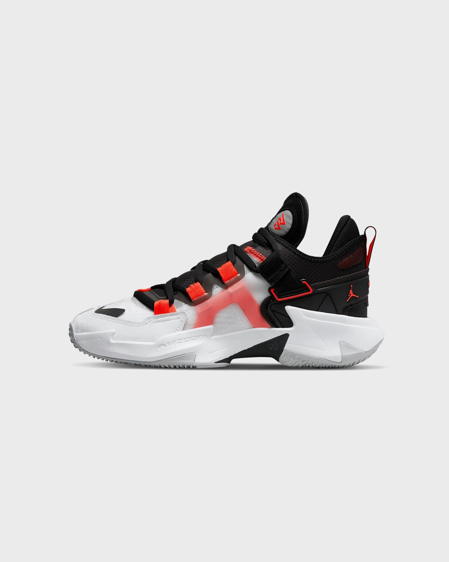 Jordan Why Not .5 White/Bright Crimson-Black-Grey Fog