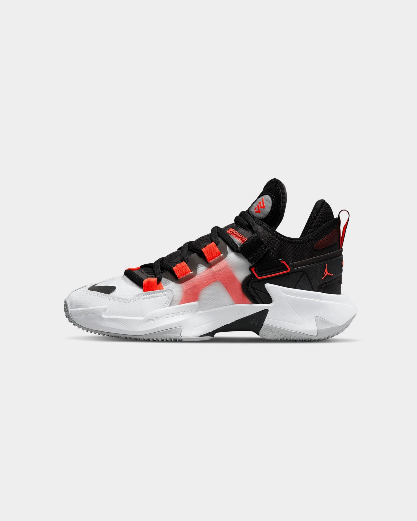 Jordan Why Not .5 White/Bright Crimson-Black-Grey Fog