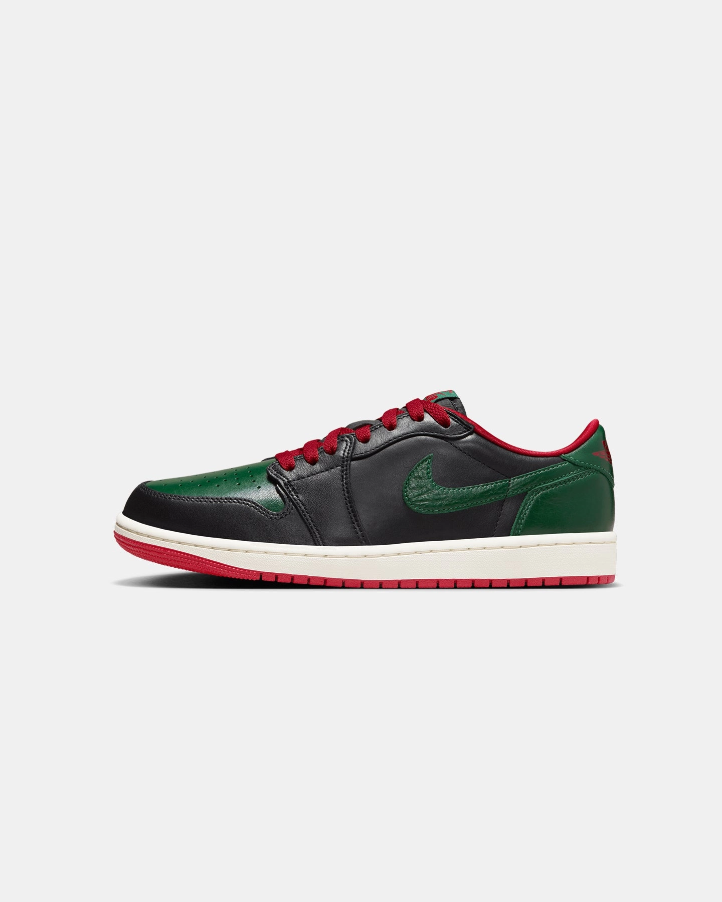 Jordan Women's Air Jordan 1 Low OG "Gorge Green" Black/Gorge Green