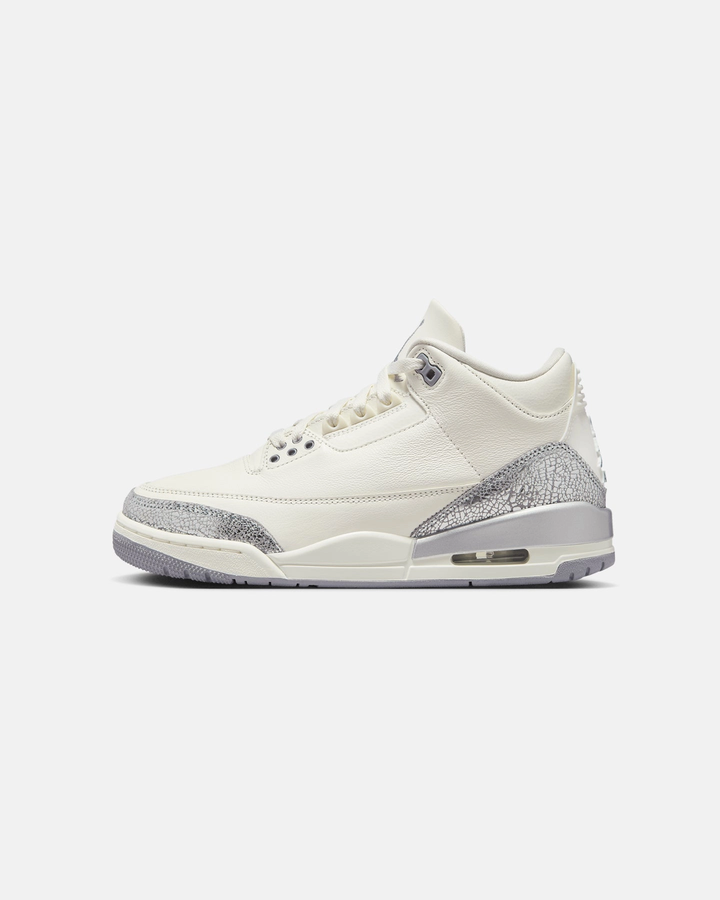 Jordan Women's Air Jordan 3 Retro "Metallic Silver" Sail/Cement Grey