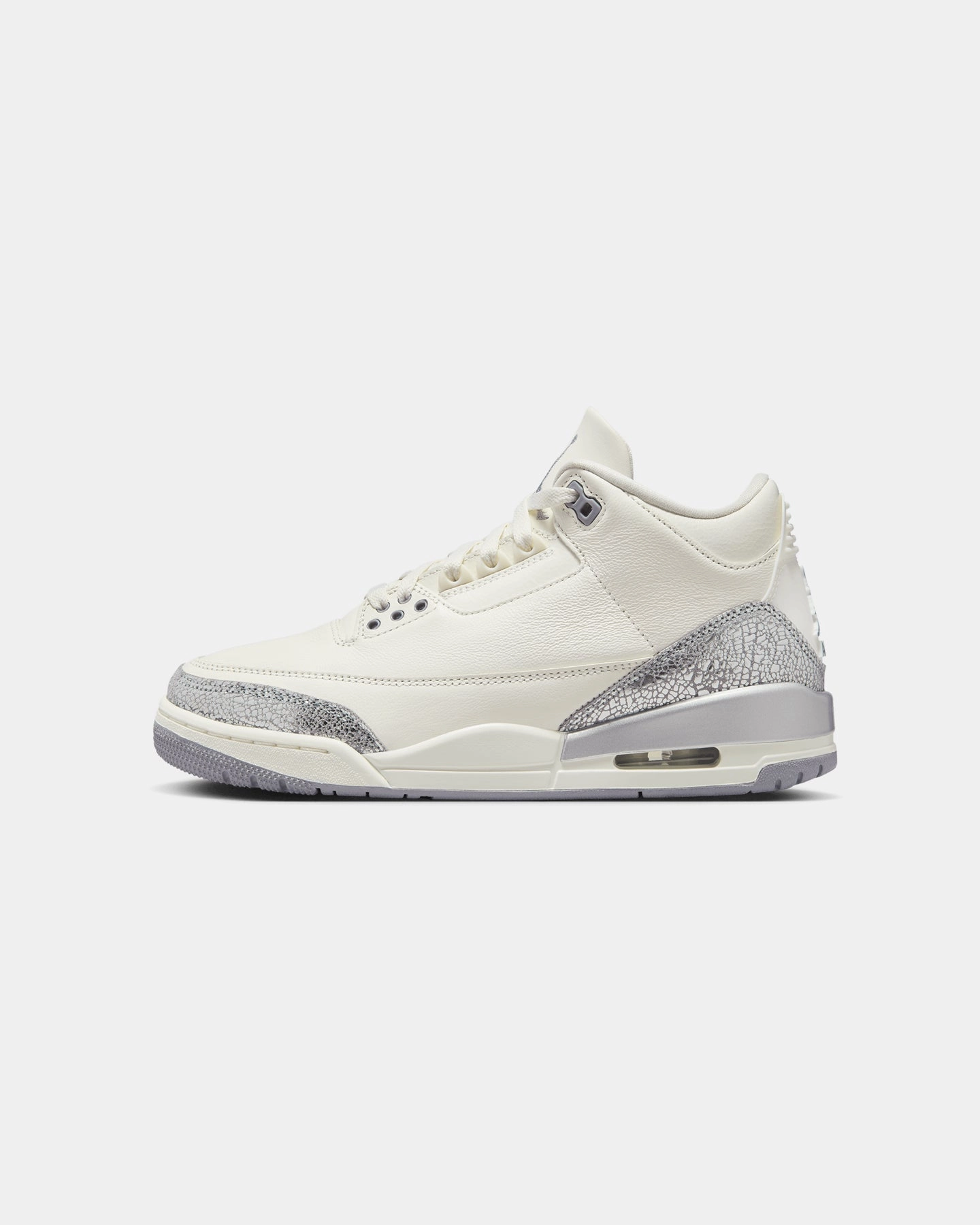 Jordan Women's Air Jordan 3 Retro "Metallic Silver" Sail/Cement Grey
