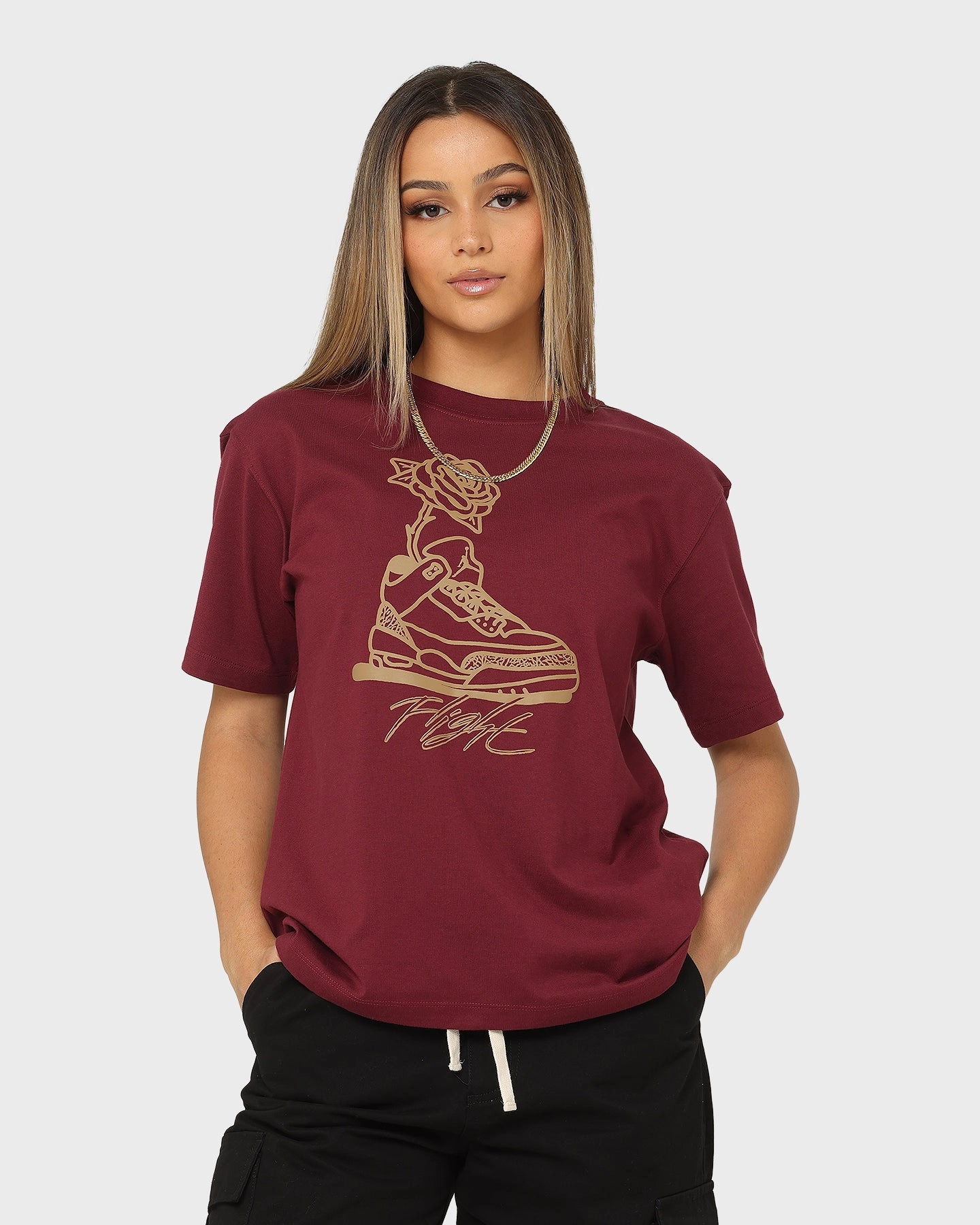 Jordan Women's Graphic T-Shirt Cherrywood Red