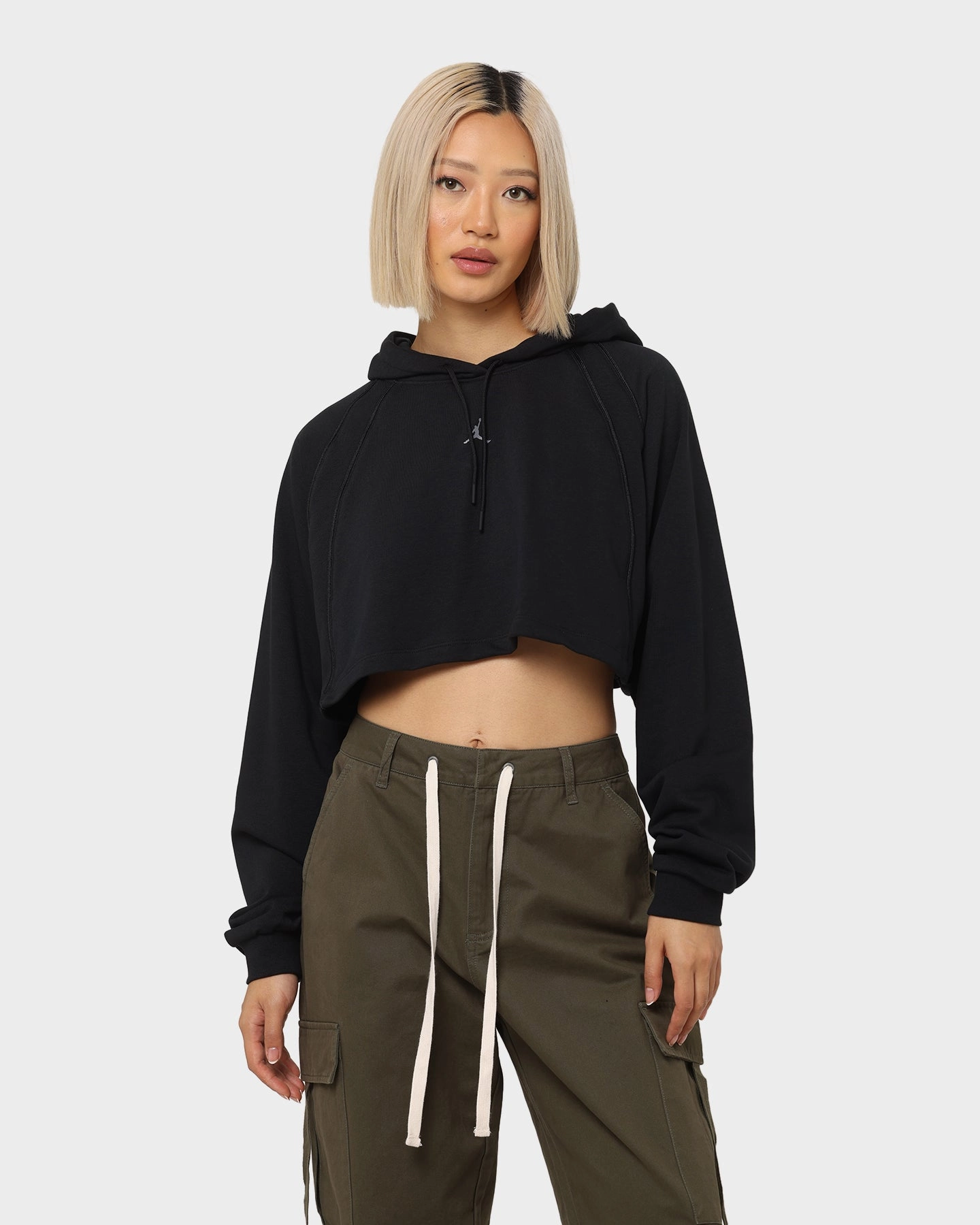 Jordan Women's Jordan Sport Crop Fleece Pullover Black