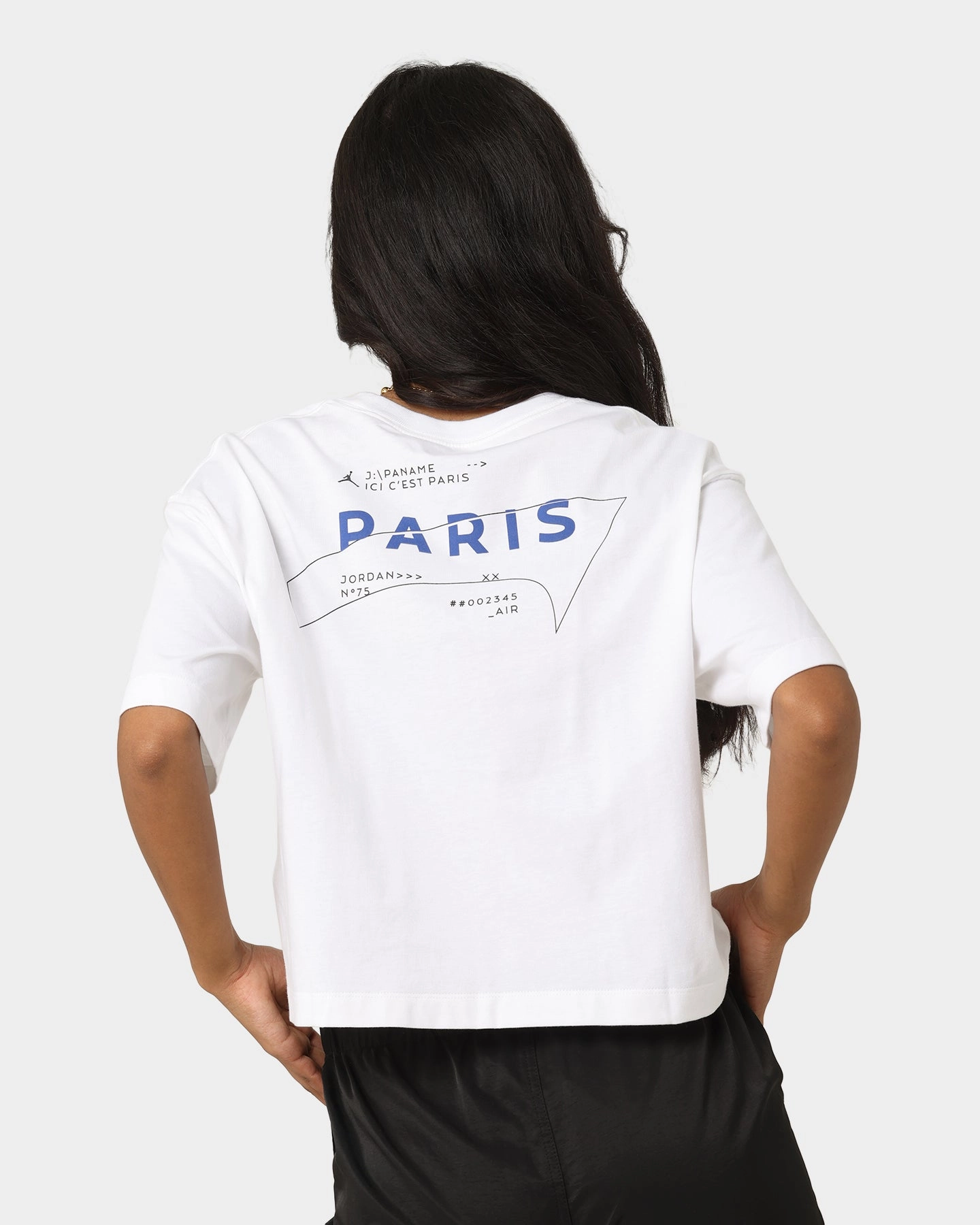 Jordan X Paris Saint-Germain Women's Boxy Graphic T-Shirt White