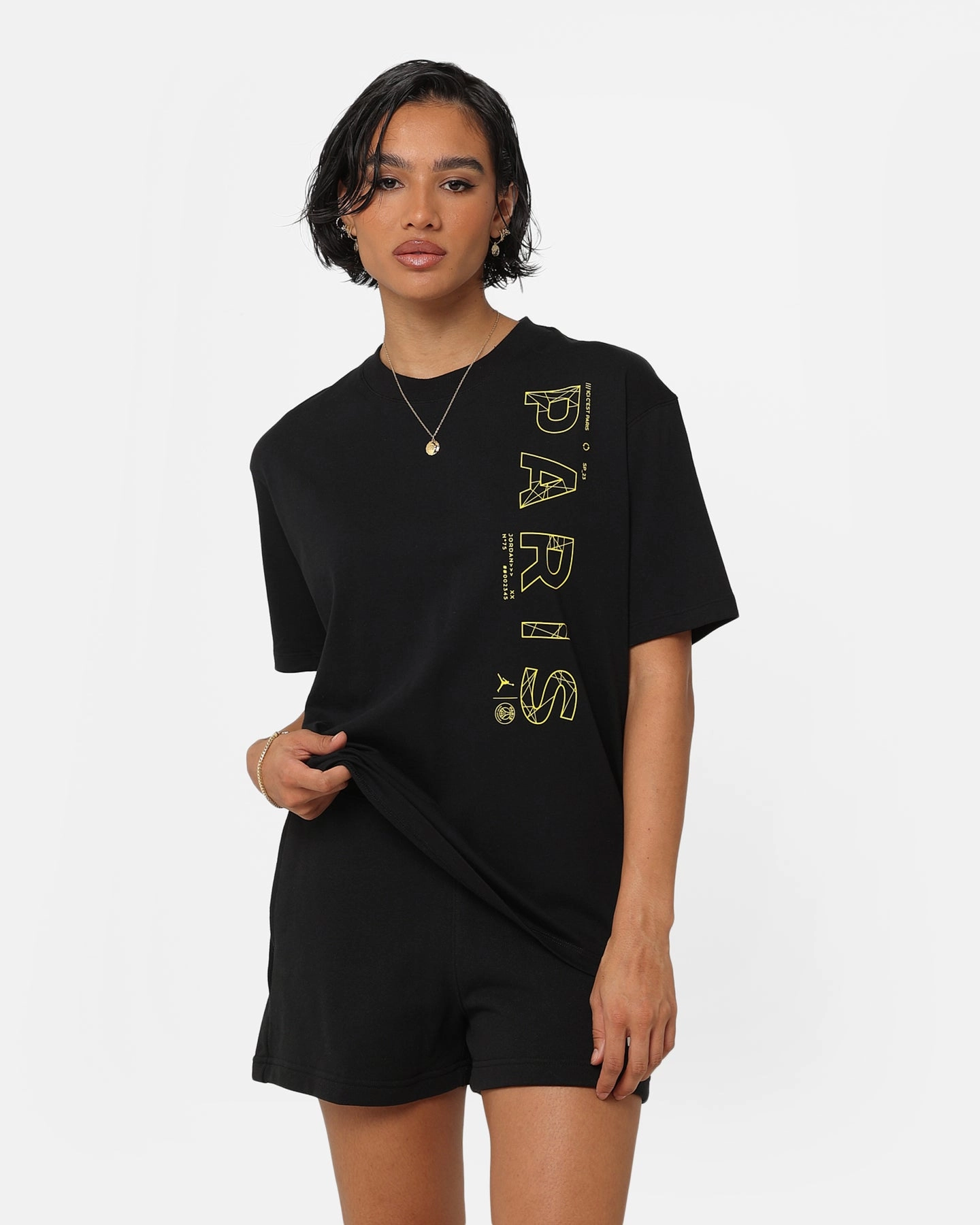 Jordan X Paris Saint-Germain Women's Paris Saint-Germain T-Shirt Black