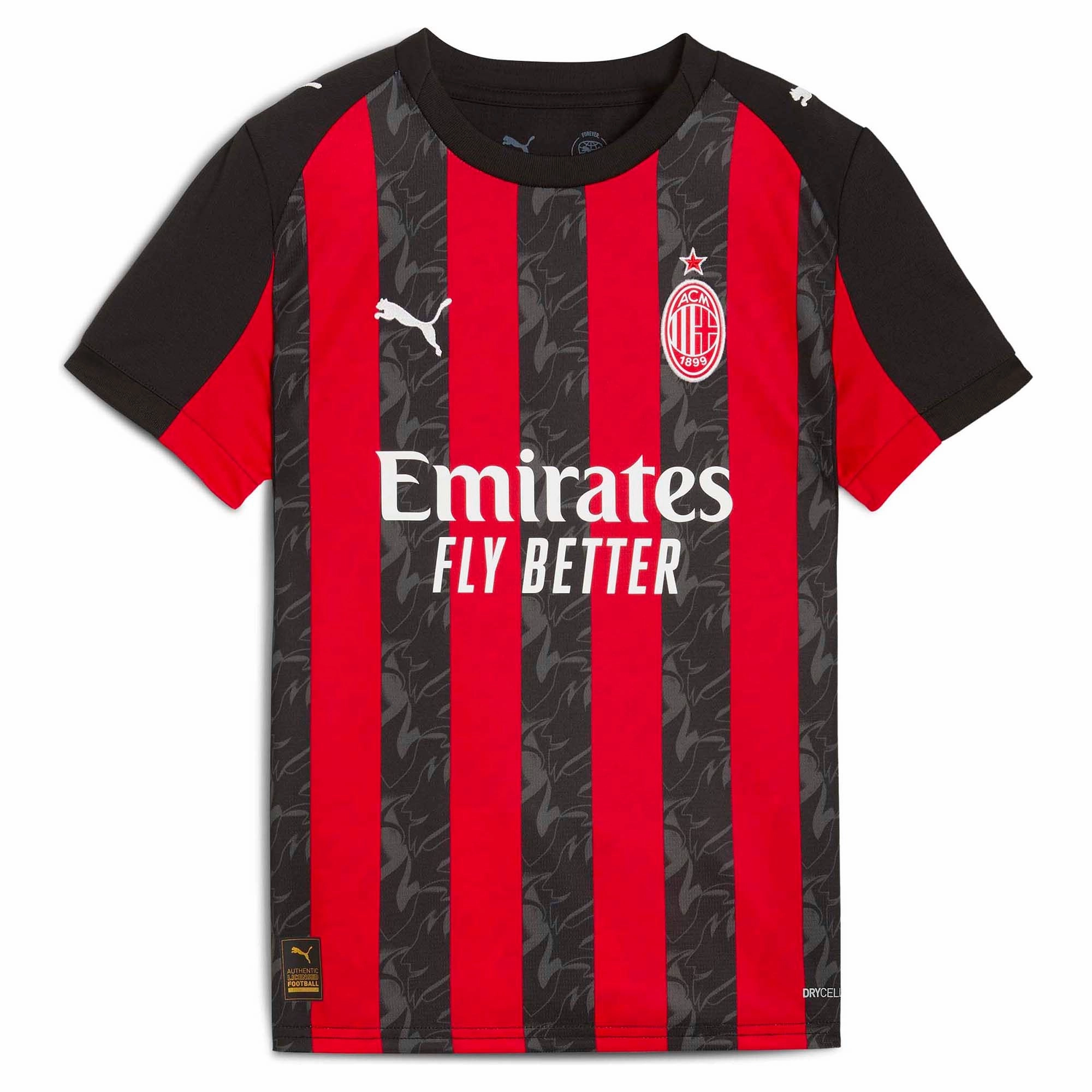 Junior's AC Milan 2025/26 Home Replica Soccer Jersey Stylish wearables Quality styles