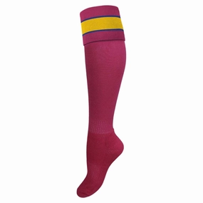 Junior's AFL Brisbane Lions Football Club Elite Socks Event-ready Individual