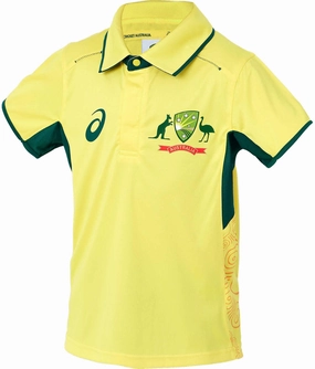 Junior's Cricket Australia Replica ODI Home Shirt Trendy fashion Expressive