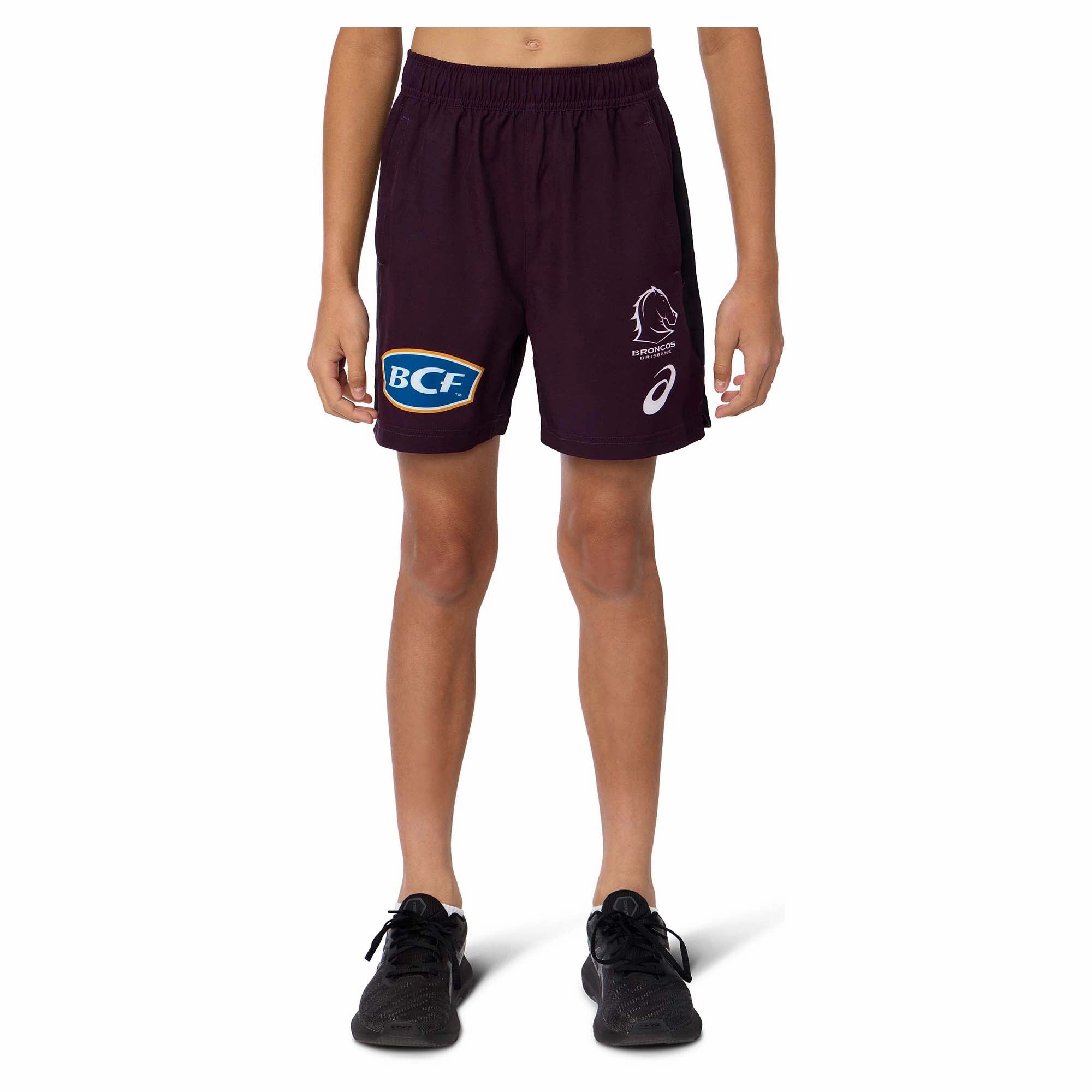 Practical Junior's NRL Brisbane Broncos 2025 Replica Training Shorts Y Function meets fashion