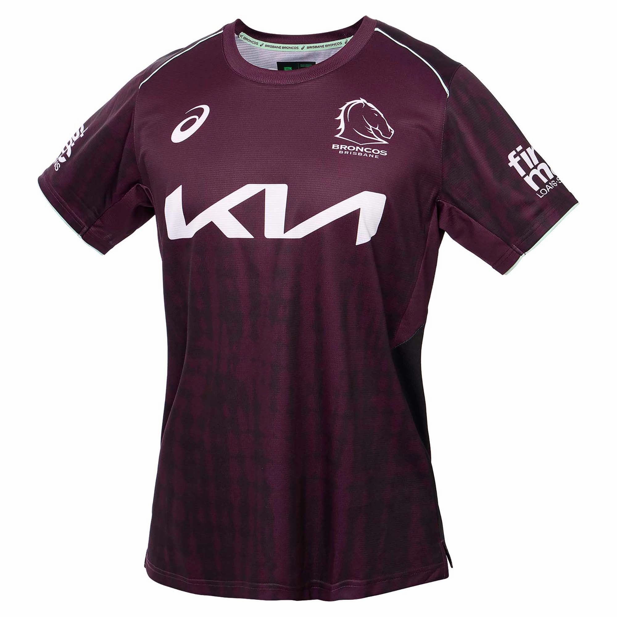 Classic cuts Junior's NRL Brisbane Broncos 2025 Training Tee Sophisticated