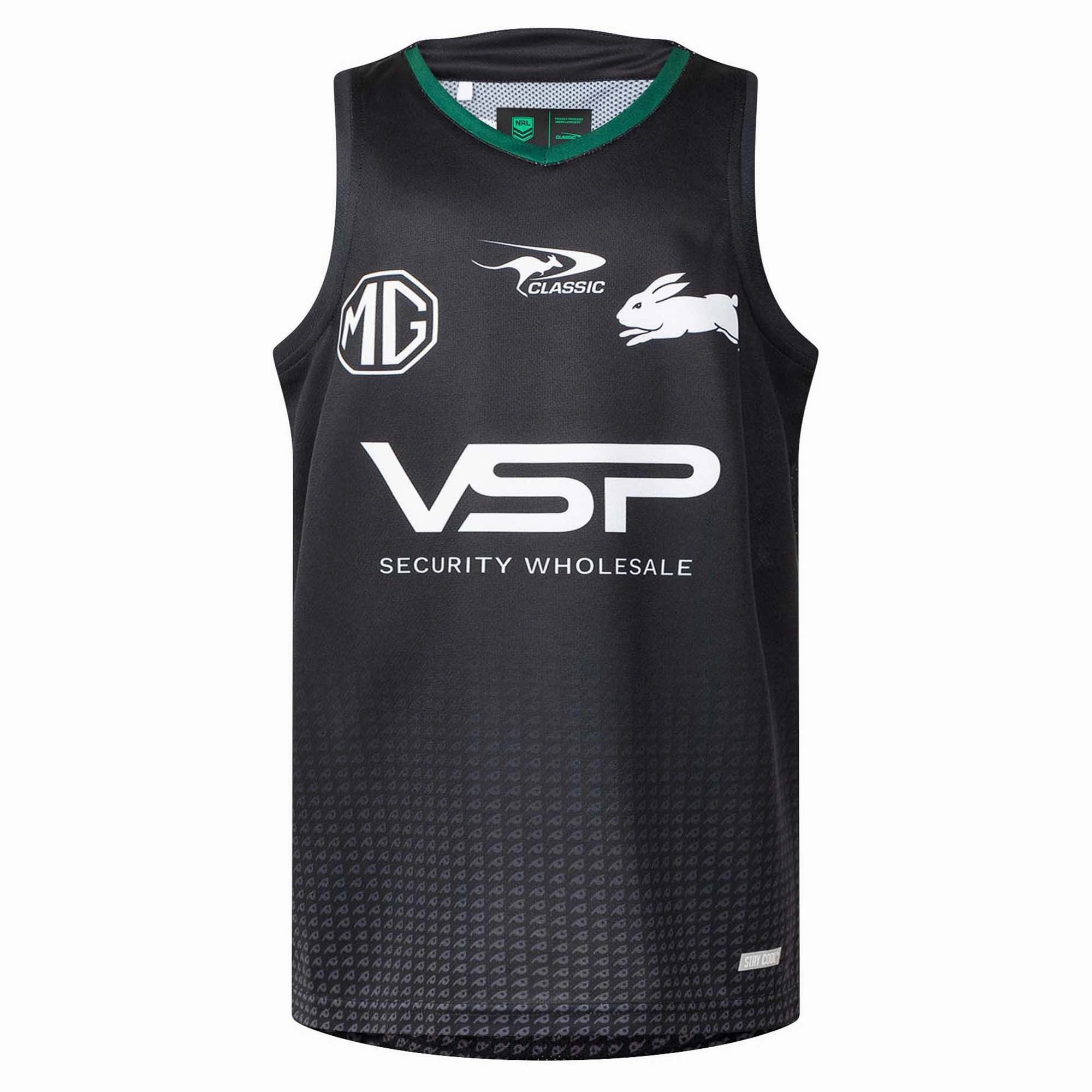 Junior's NRL South Sydney Rabbitohs 2025 Pro Training Singlet Modern designs Fashion statement
