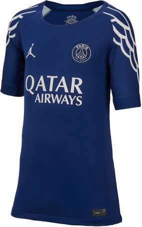 Junior's Paris Saint-Germain 2024/25 Stadium Fourth Replica Soccer Jersey Weekend Long-lasting