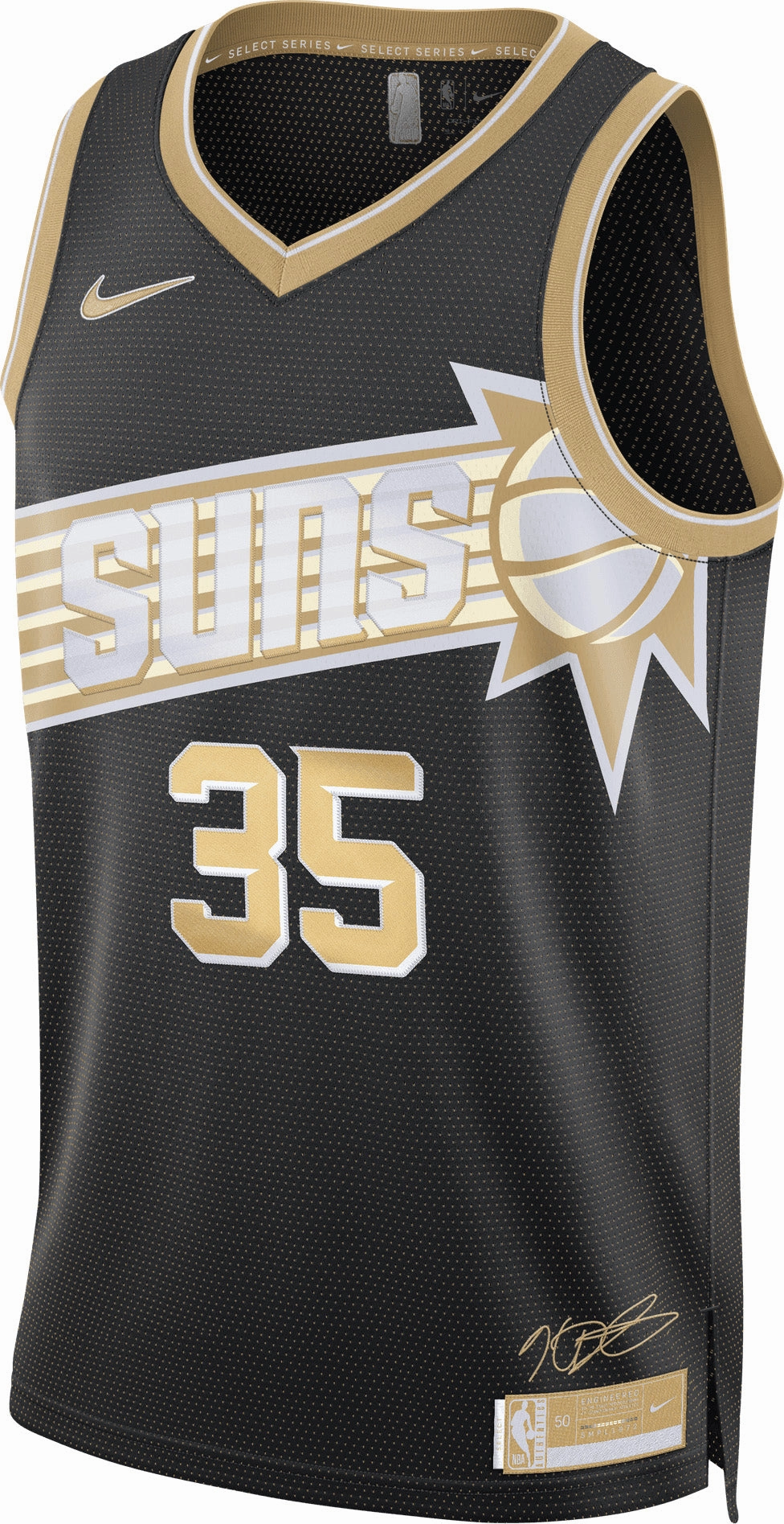 Tailored Kevin Durant Phoenix Suns 2024 Select Series Dri-FIT NBA Swingman Jersey Perfect fit