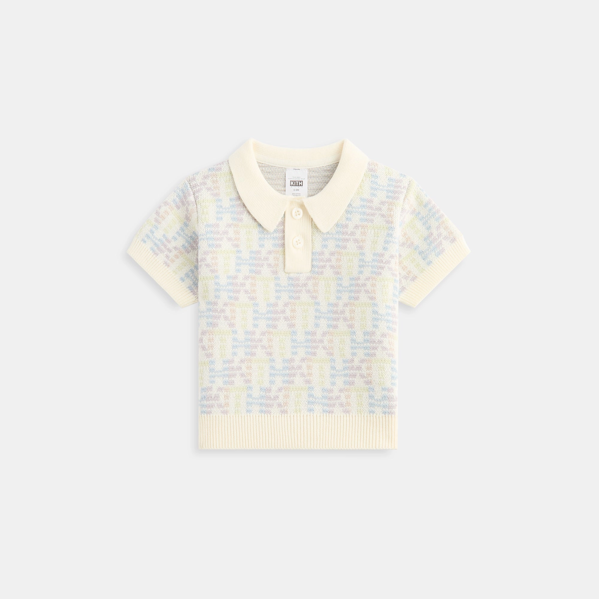 Rare Kith Baby Monogram Tilden Polo - Polar Playful