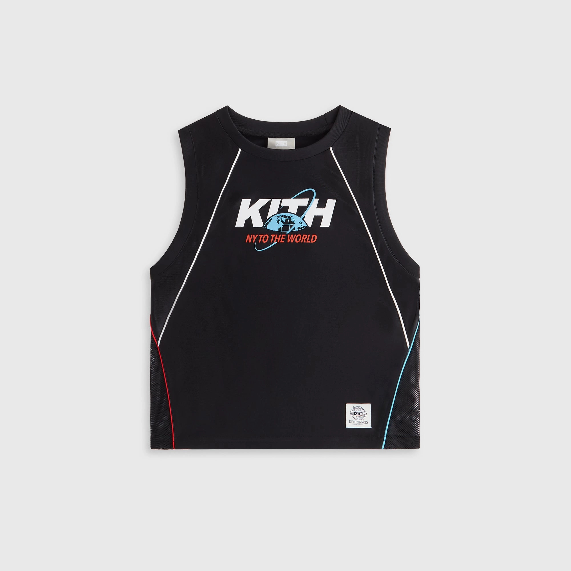 Quality Kith Kids NY to the World Unisphere Faille Jersey - Black Dramatic