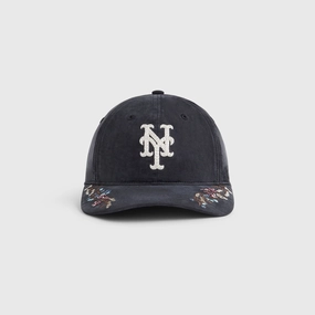 Kith & '47 for the New York Mets Cupro Linen Franchise LS Cap - Black Prestigious Desirable