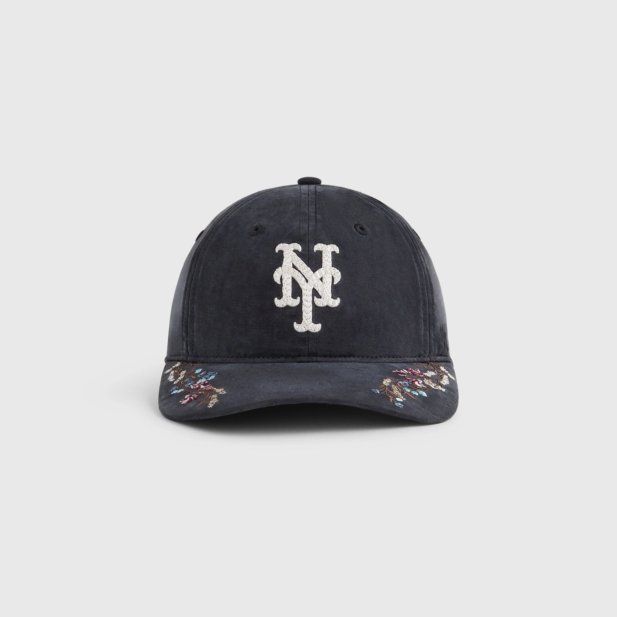 Unified Kith & '47 for the New York Mets Cupro Linen Franchise LS Cap - Black Functional design