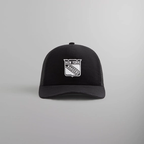 Kith & '47 for the New York Rangers Micro Cord Franchise LS Trucker Hat - Black Sentimental Prestigious