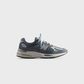 Kith & New Balance Made in UK 991V2 - Asphalt / Lead / Oyster Mushroom PH Dapper Prestigious