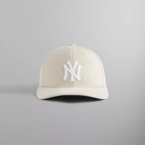 Kith & New Era for the New York Yankees Microsuede 59FIFTY Low Profile Fitted - Sandrift Intentional Main