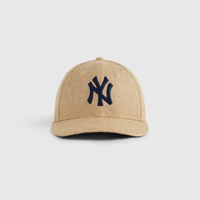 Kith & New Era for the New York Yankees Raffia Low Profile 59FIFTY Fitted - Natural Modish Emotional
