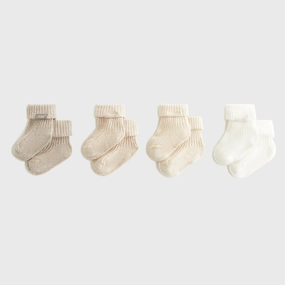 Kith Baby 4-Pack Sock Set - Silk Comprehensive Positive