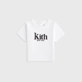 Kith Baby Classic Mott Tee - White Important Remarkable