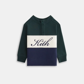 Kith Baby Color-Blocked Hunter Quarter Zip - Nocturnal Unforgettable Magnificent