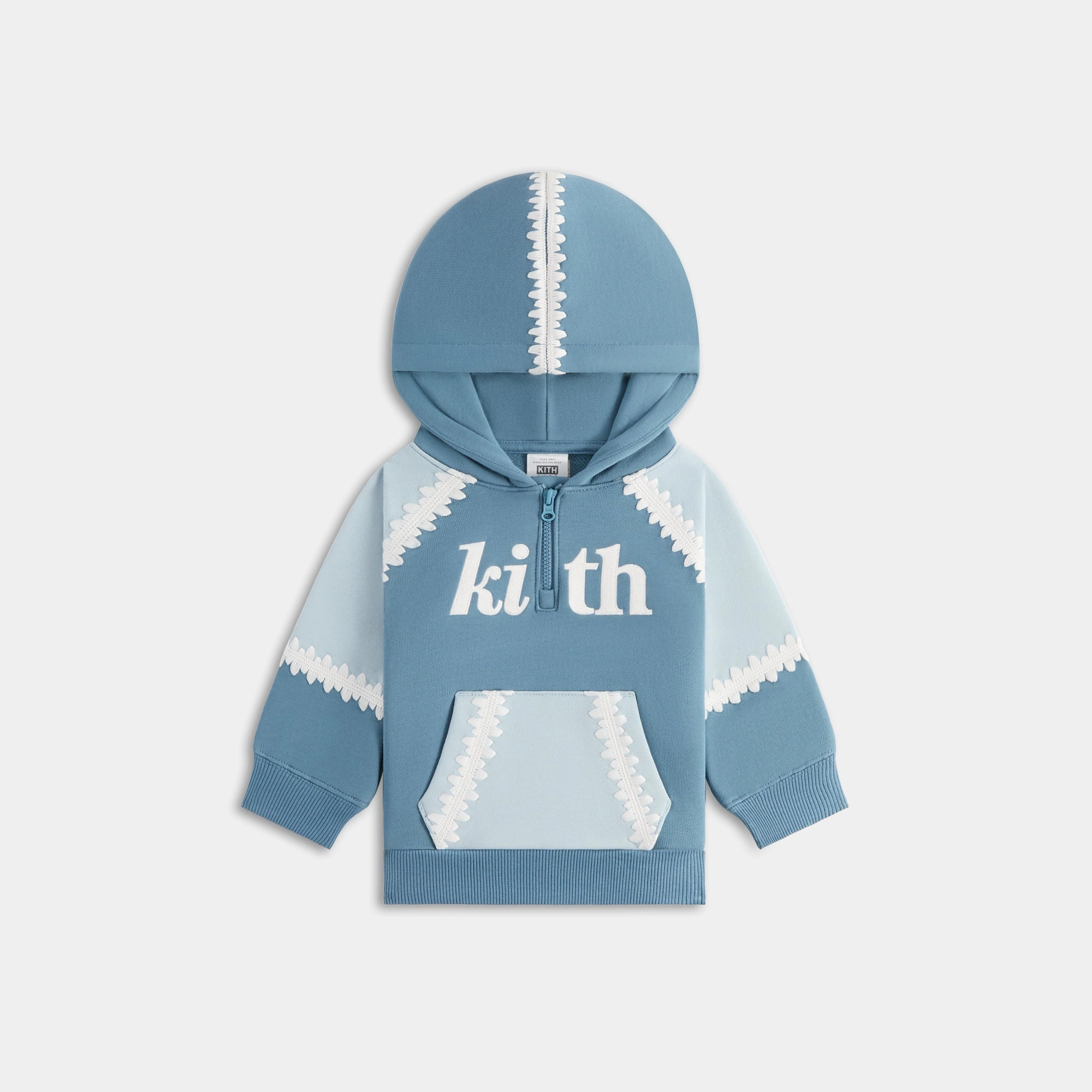 Must-have Kith Baby Color-Blocked Vale Nelson Quarter Zip Hoodie - Farrow Dynamic