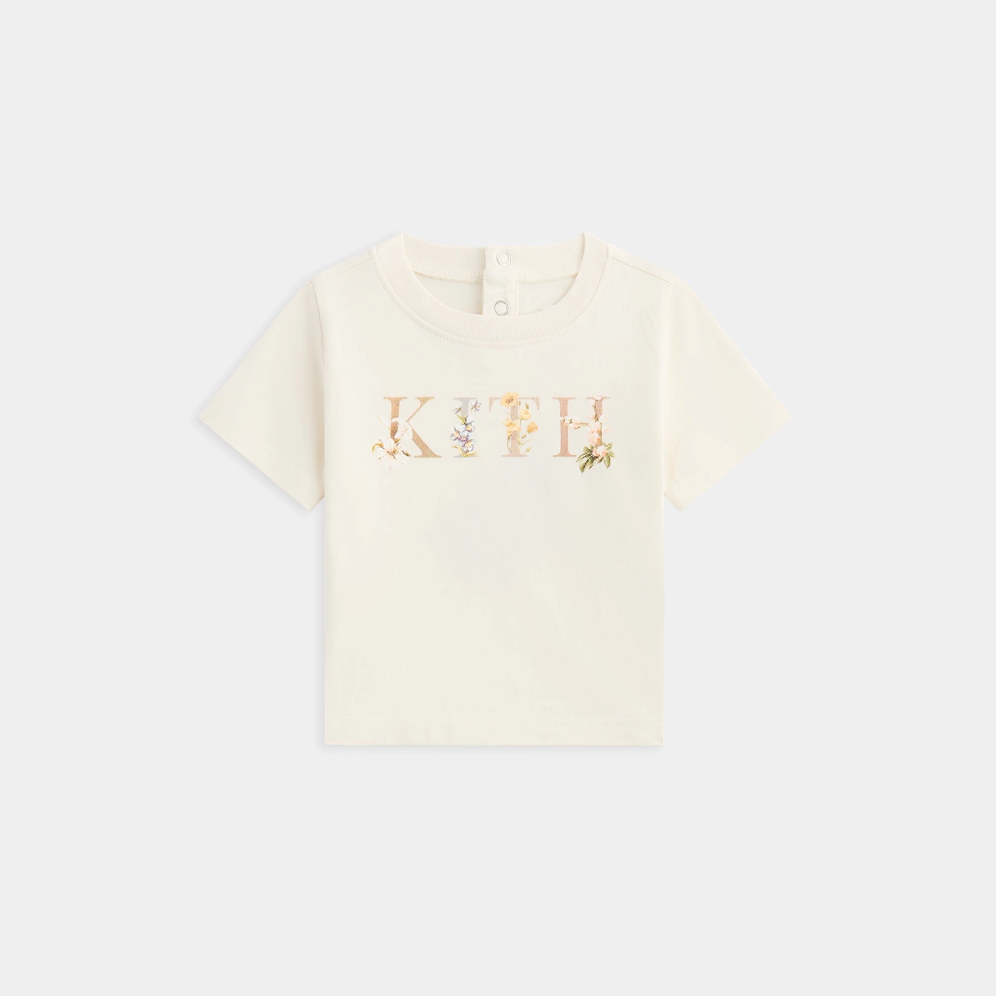 Organic Kith Baby Floral Kith Graphic Tee - Sandrift Staple